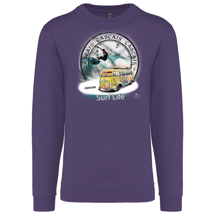 Sweatshirt Kariban sem Capuz Surf Life Cascais