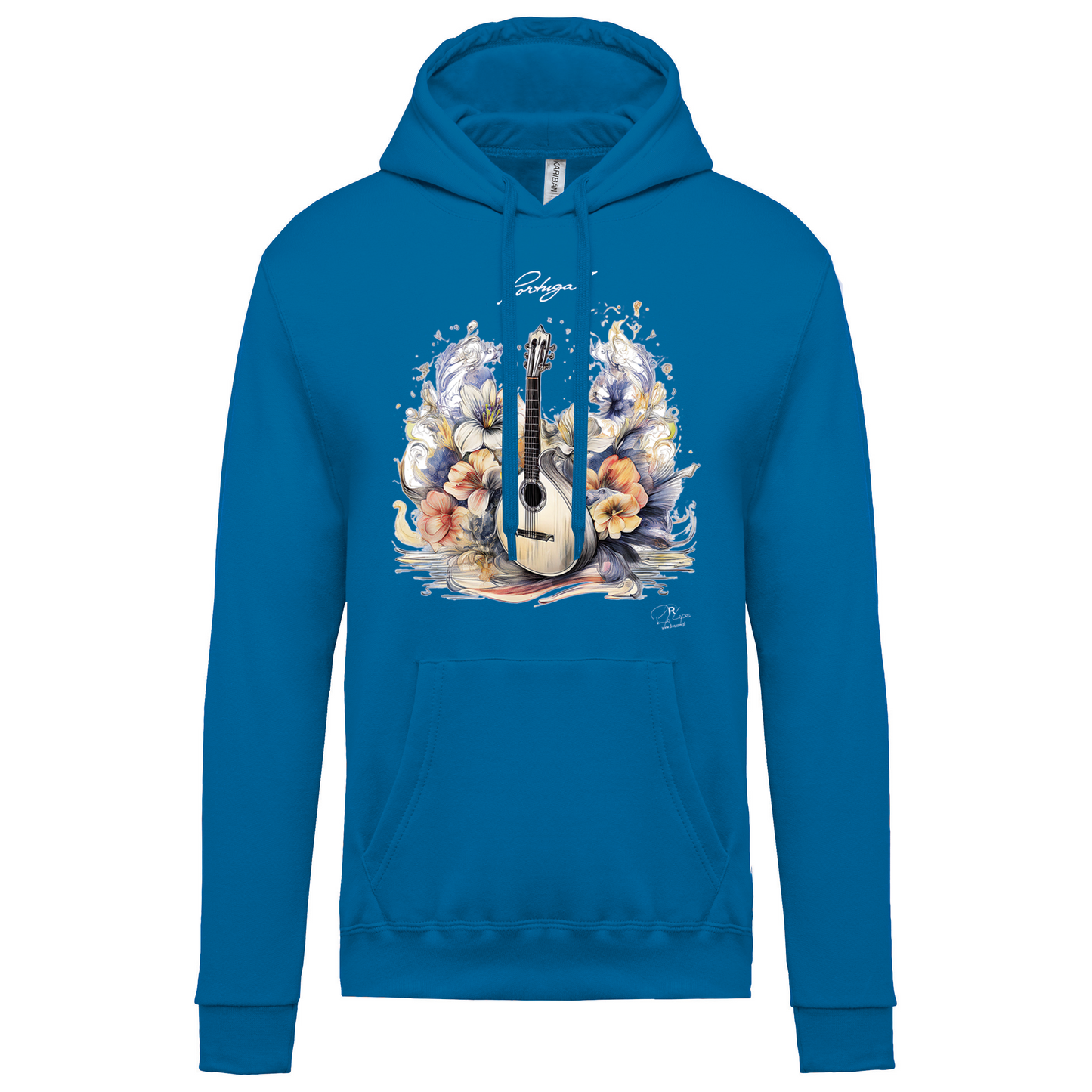 Sweatshirt Kariban com Capuz Guitarra Portuguesa