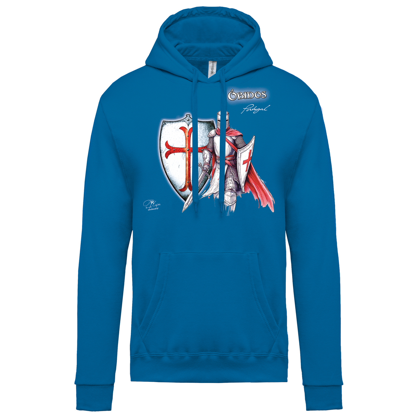 Sweatshirt Kariban com Capuz Templário Óbidos
