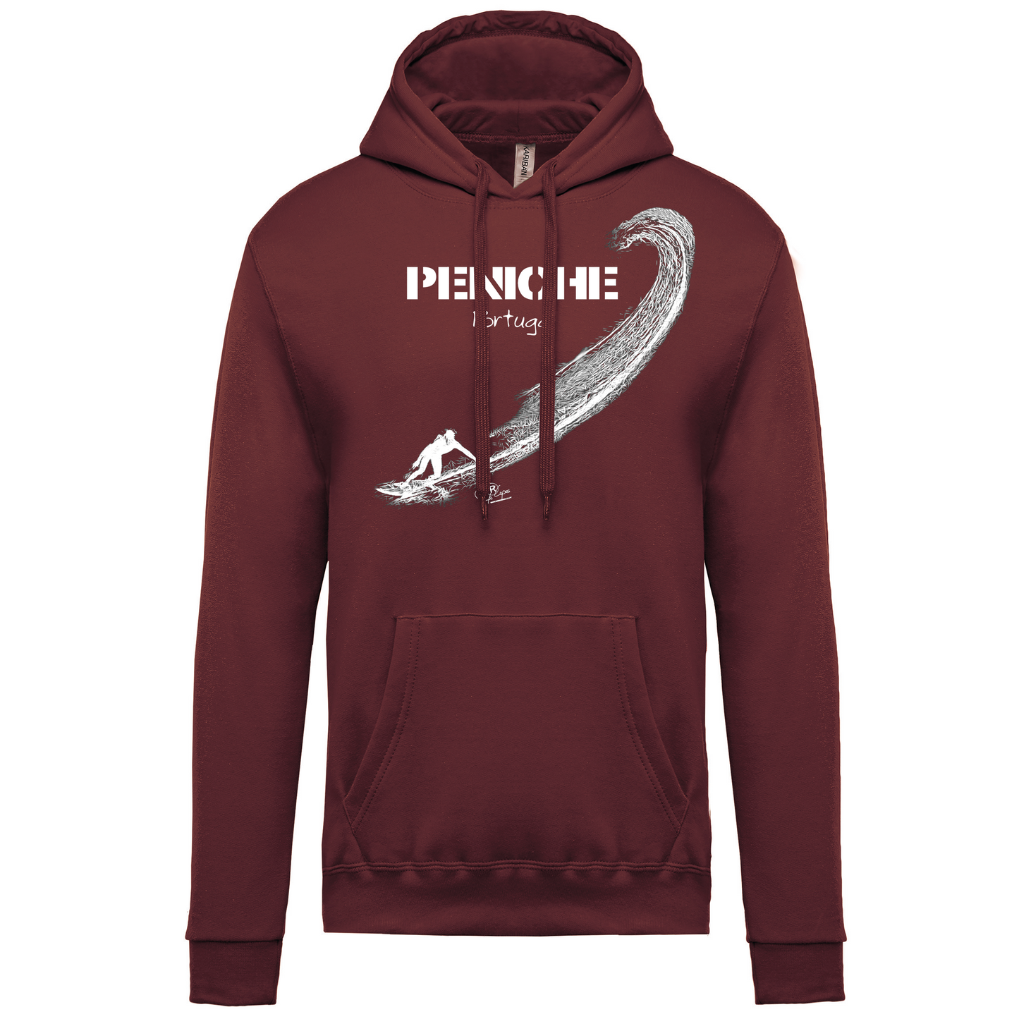 Sweatshirt Kariban com Capuz Surf Peniche
