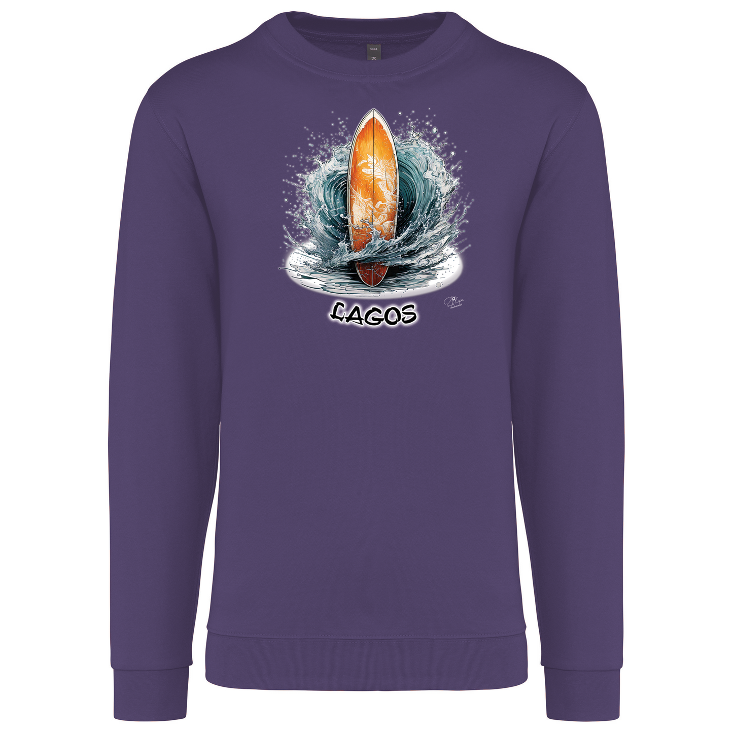 Sweatshirt Kariban sem Capuz Prancha Lagos