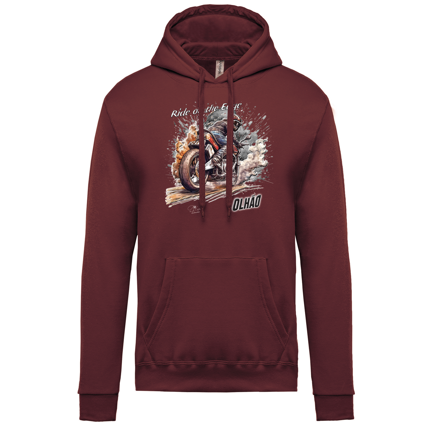 Sweatshirt Kariban com Capuz Ride on the Edge Olhão