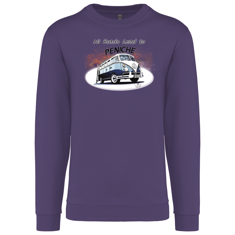 Sweatshirt Kariban sem Capuz All Roads Lead to Peniche