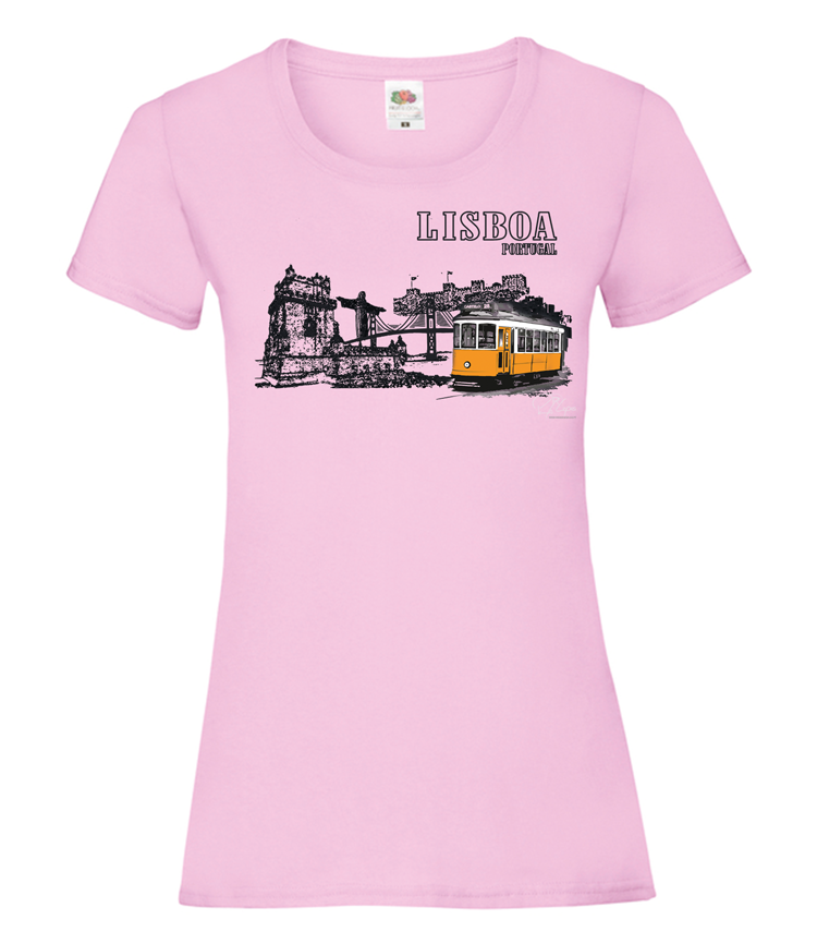 T-shirt Senhora Monumentos Lisboa