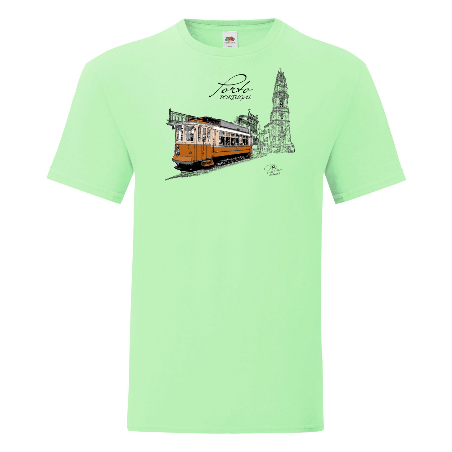 T-shirt Fruit of the Loom, Iconic, 150g, Clérigos