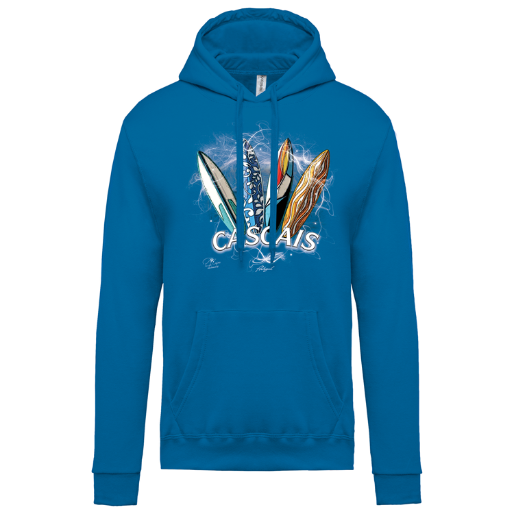 Sweatshirt Kariban com Capuz Surfboards Cascais