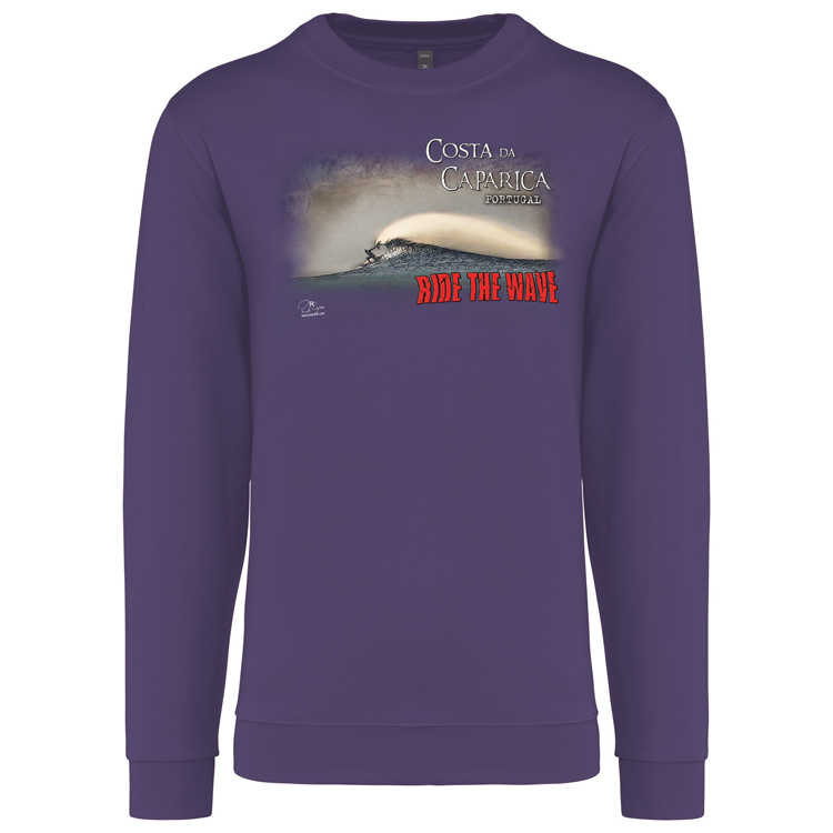 Sweatshirt Kariban sem Capuz Ride the Wave Costa da Caparica