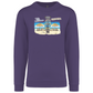 Sweatshirt Kariban sem Capuz Pegadas Albufeira