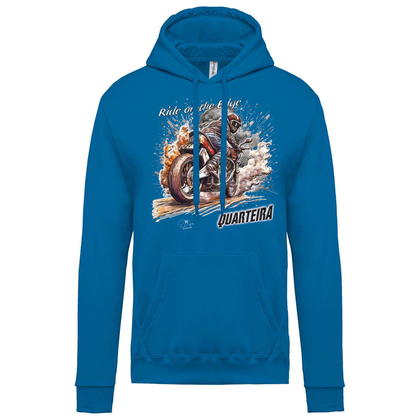 Sweatshirt Kariban com Capuz Ride on the Edge Quarteira