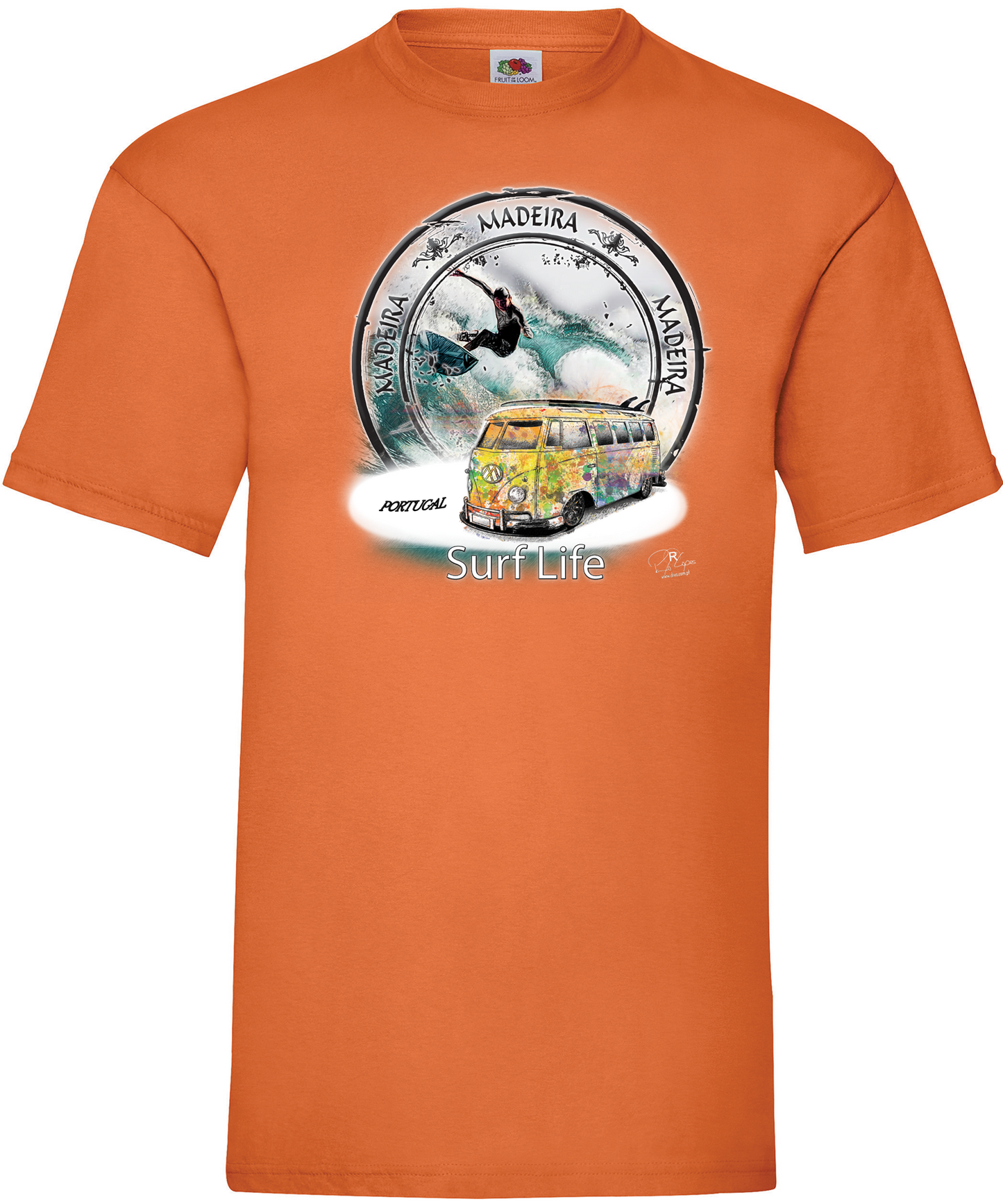 T-shirt Surf Life Madeira