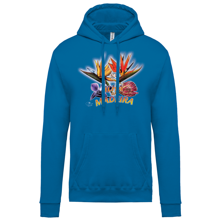 Sweatshirt Kariban com Capuz Estrelícias