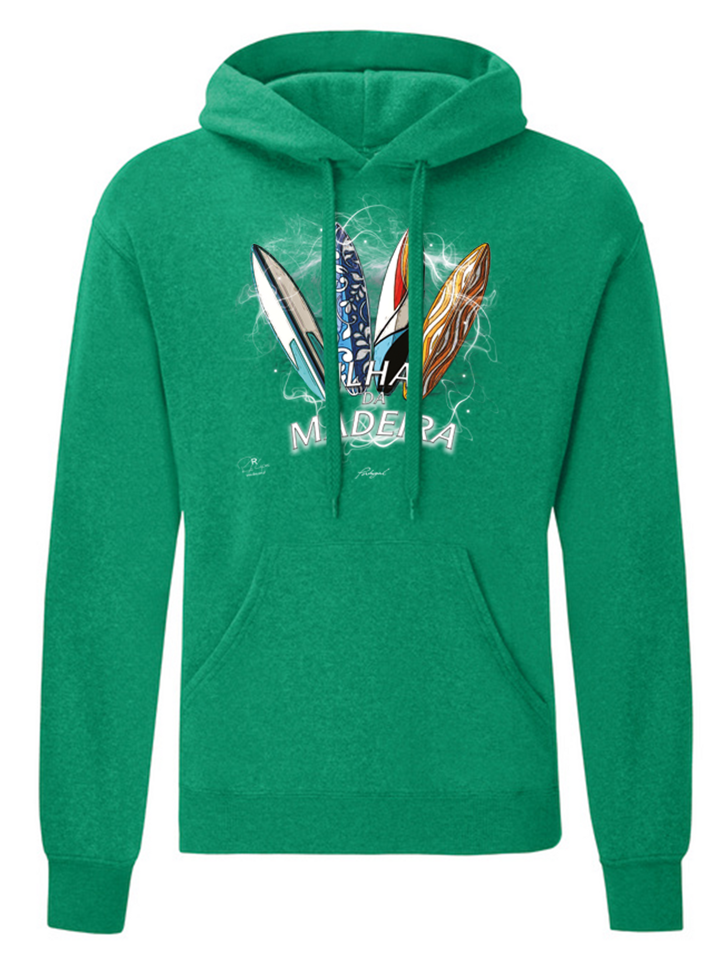 Sweatshirt Surfboards lha da Madeira
