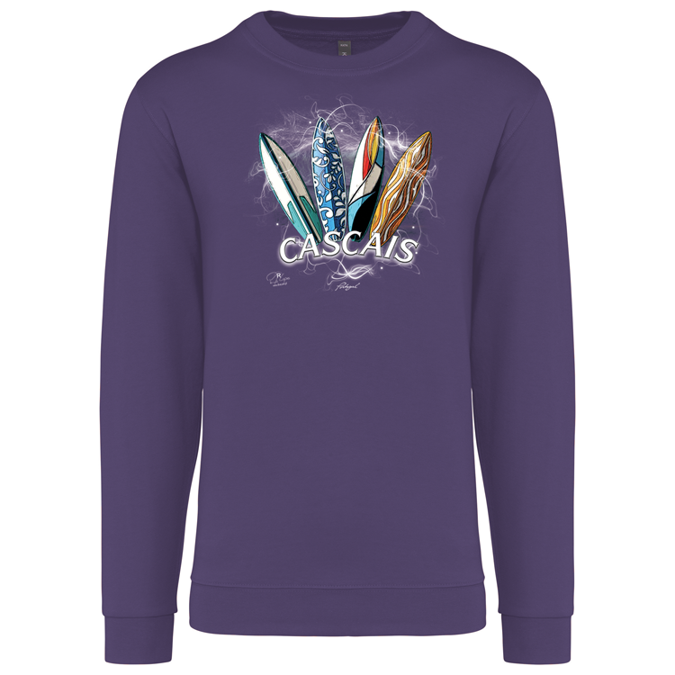 Sweatshirt Kariban sem Capuz Surfboards Cascais