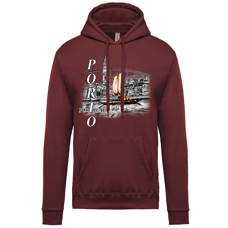 Sweatshirt Kariban com Capuz Ribeira