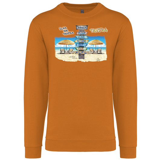 Sweatshirt Kariban sem Capuz Pegadas Tavira