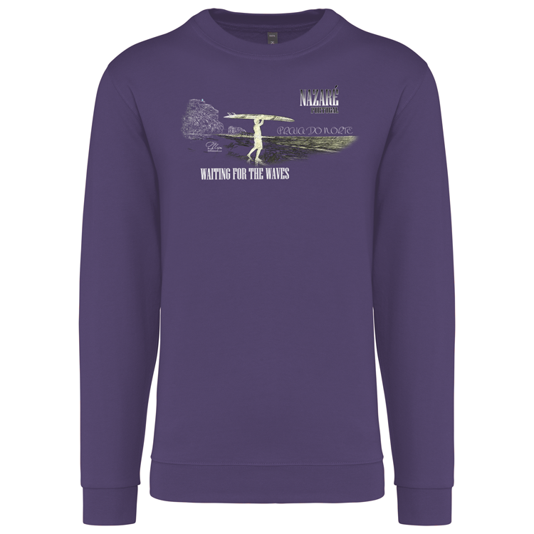 Sweatshirt Kariban sem Capuz Praia do Norte