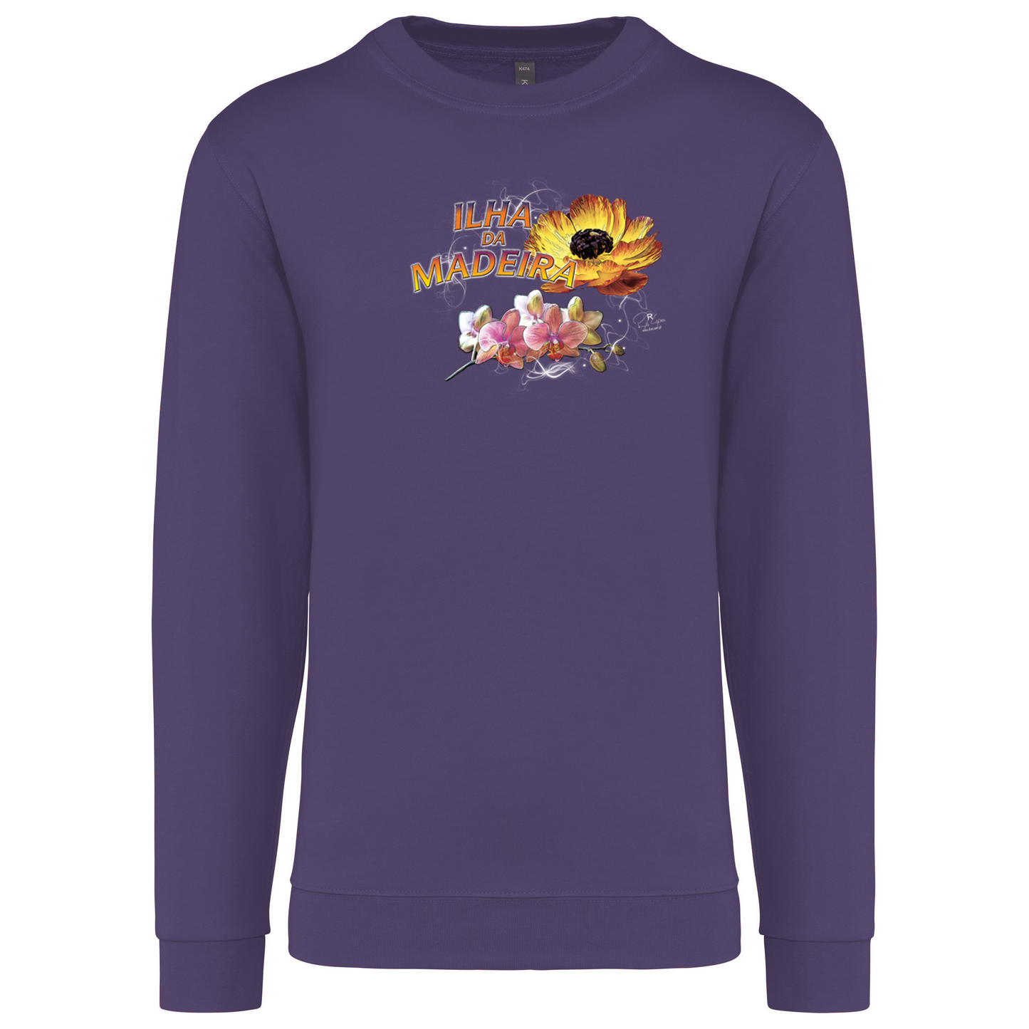 Sweatshirt Kariban sem Capuz Madeira Flowers