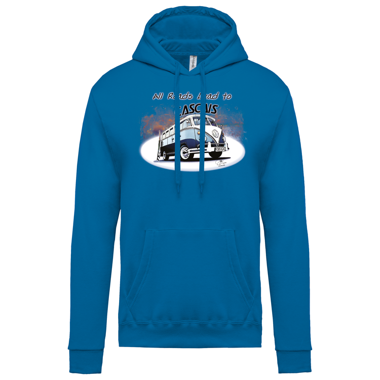 Sweatshirt Kariban com Capuz All Roads Lead to Cascais
