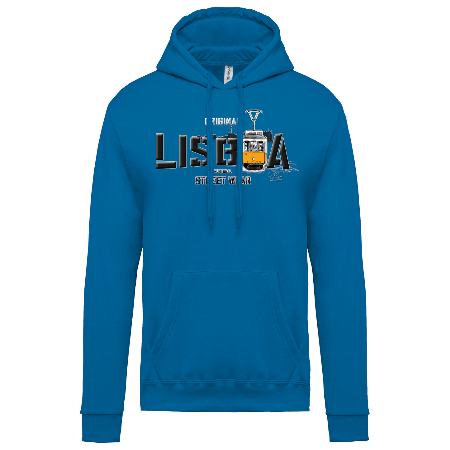 Sweatshirt Kariban com Capuz Original Lisboa