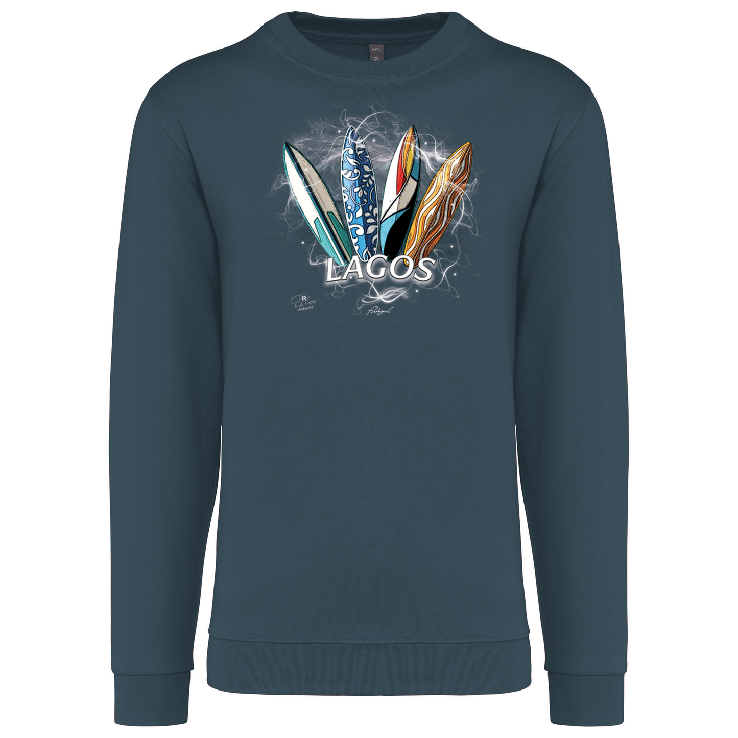Sweatshirt Kariban sem Capuz Surfboards Lagos