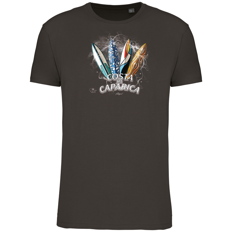 T-Shirt Algodão Biológico Surfboards Costa da Caparica