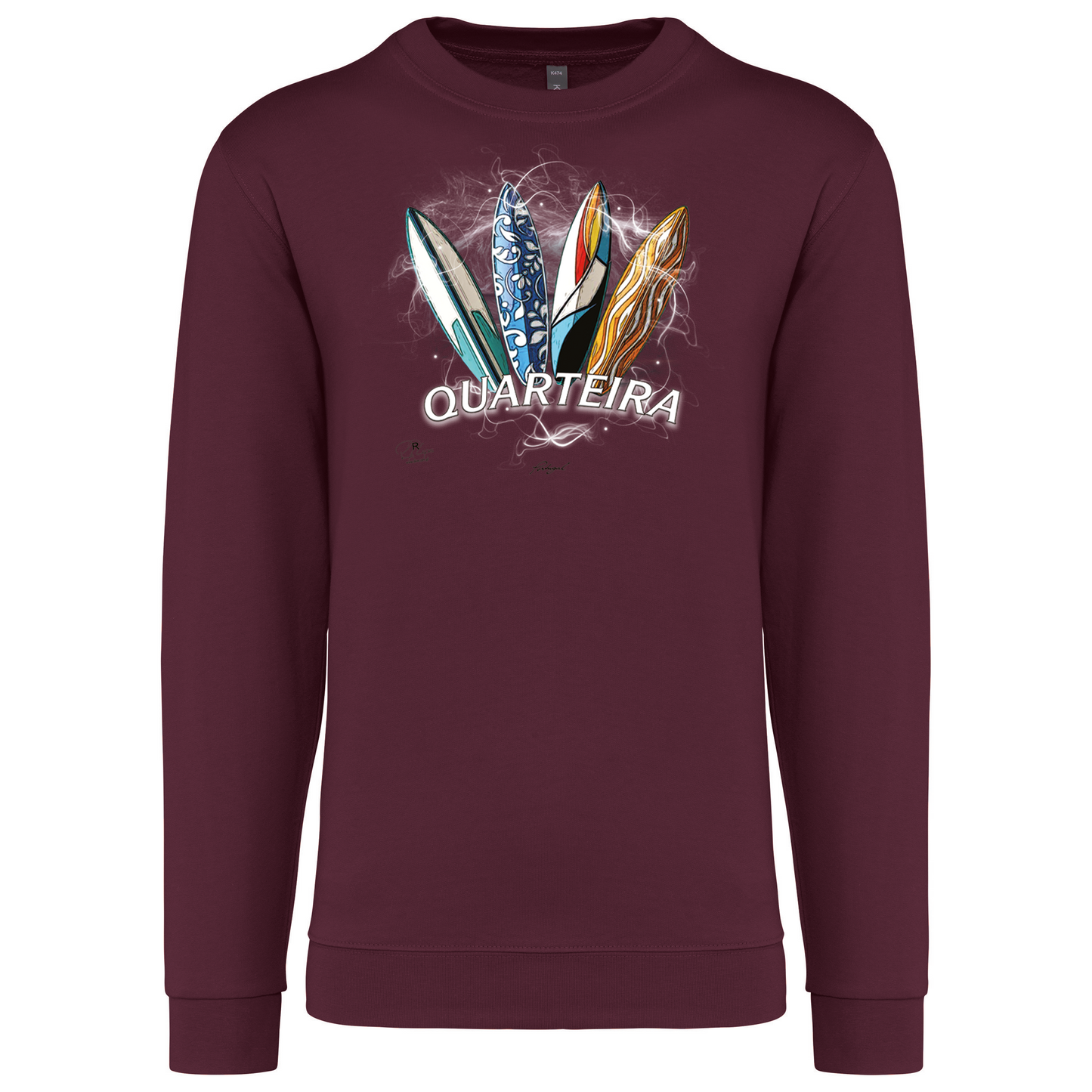 Sweatshirt Kariban sem Capuz Surfboards Quarteira