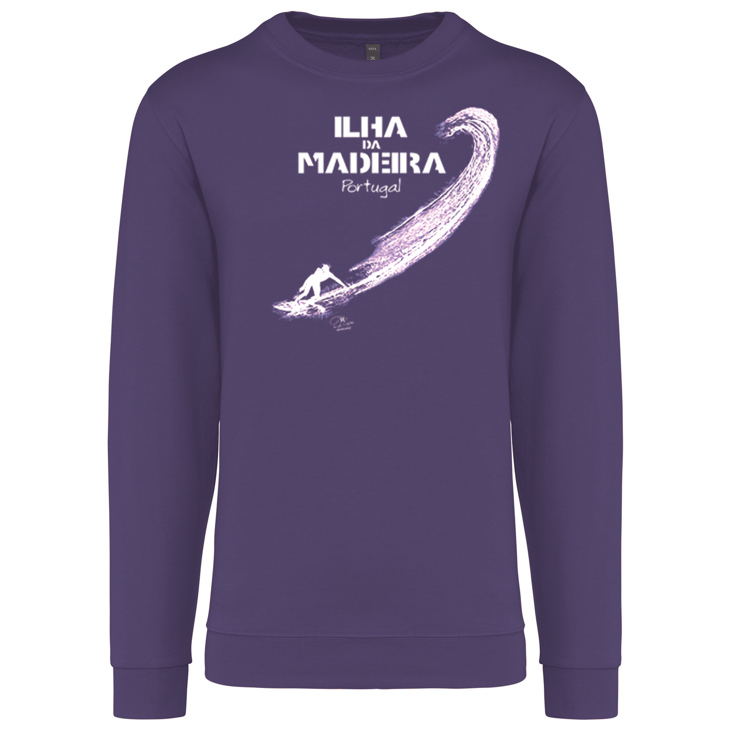 Sweatshirt Kariban sem Capuz Surf Ilha da Madeira