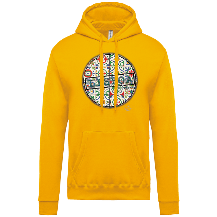Sweatshirt Kariban com Capuz Pin Lisboa