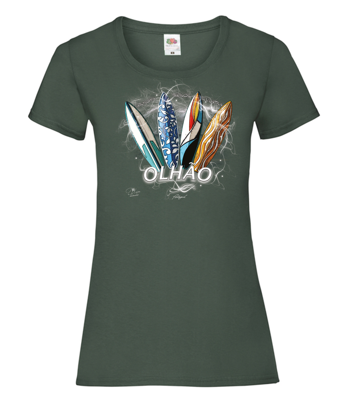 T-shirt Senhora Surfboards Olhão