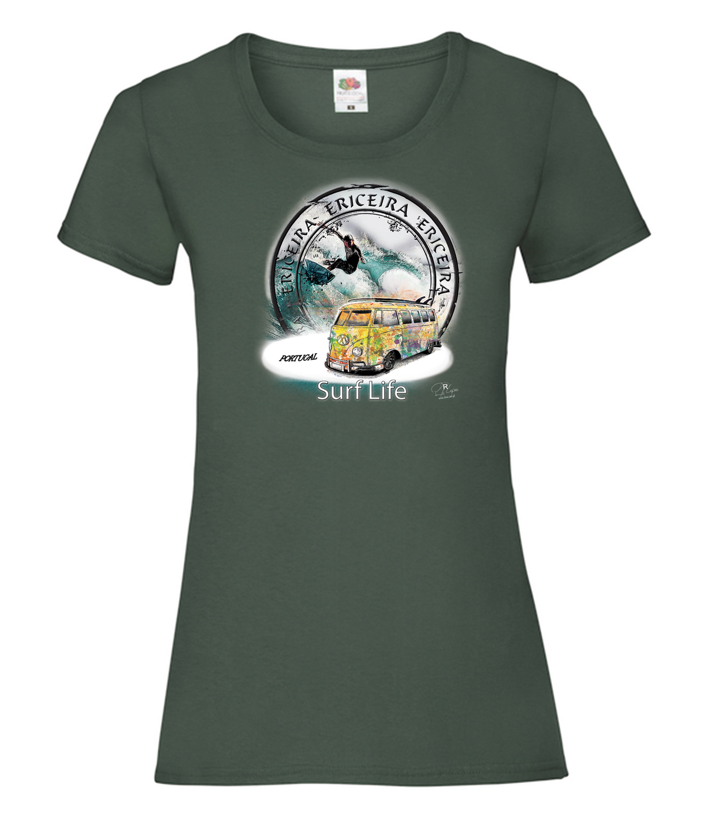 T-shirt Senhora Surf Life Ericeira