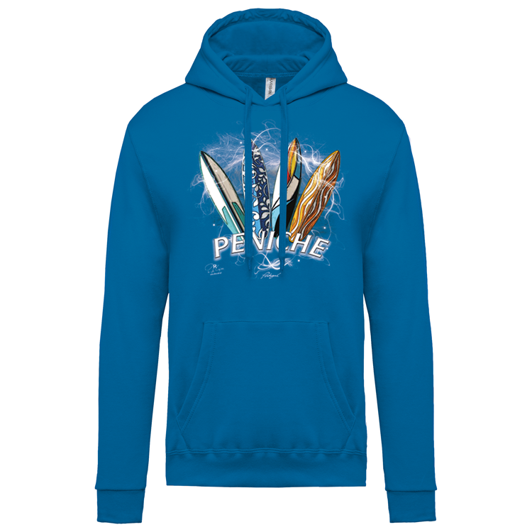 Sweatshirt Kariban com Capuz Surfboards Peniche