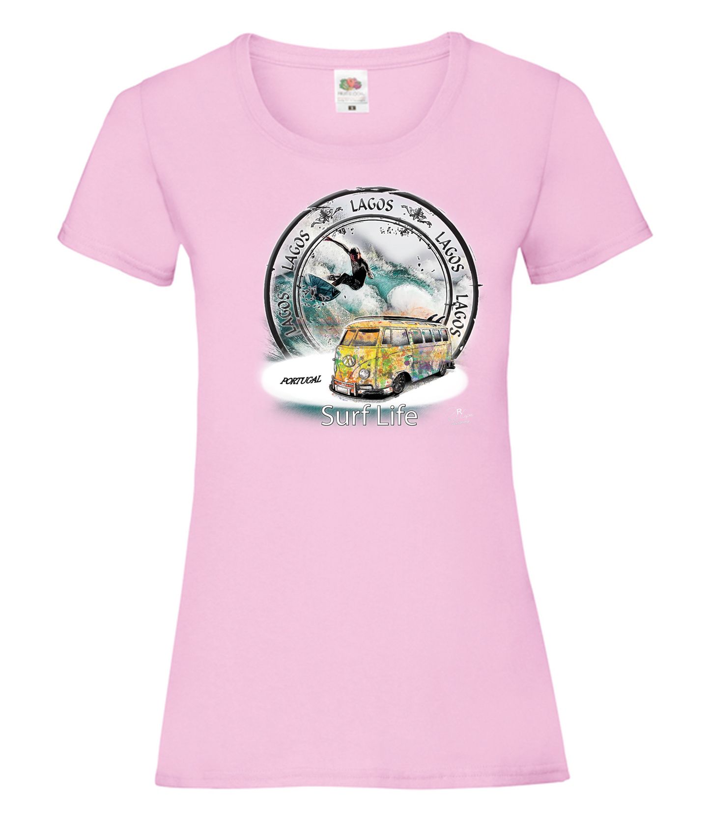 T-shirt Senhora Surf Life Lagos