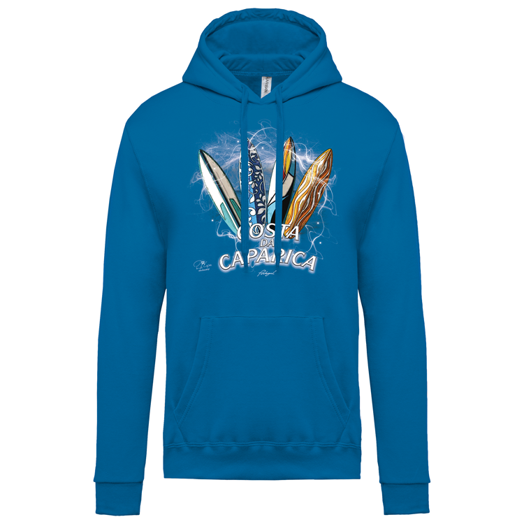 Sweatshirt Kariban com Capuz Surfboards Caparica