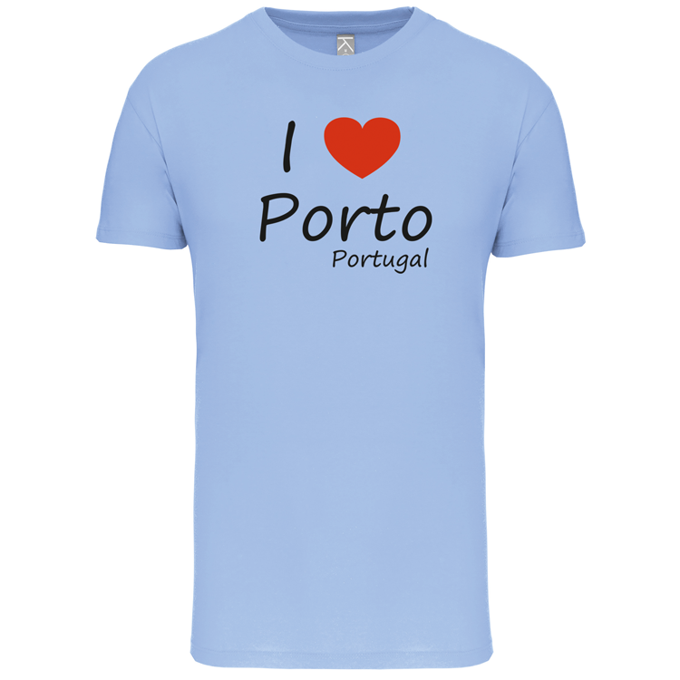 T-Shirt Algodão Biológico I Love Porto