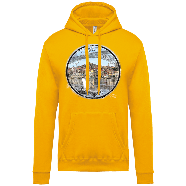 Sweatshirt Kariban com Capuz Selo Porto