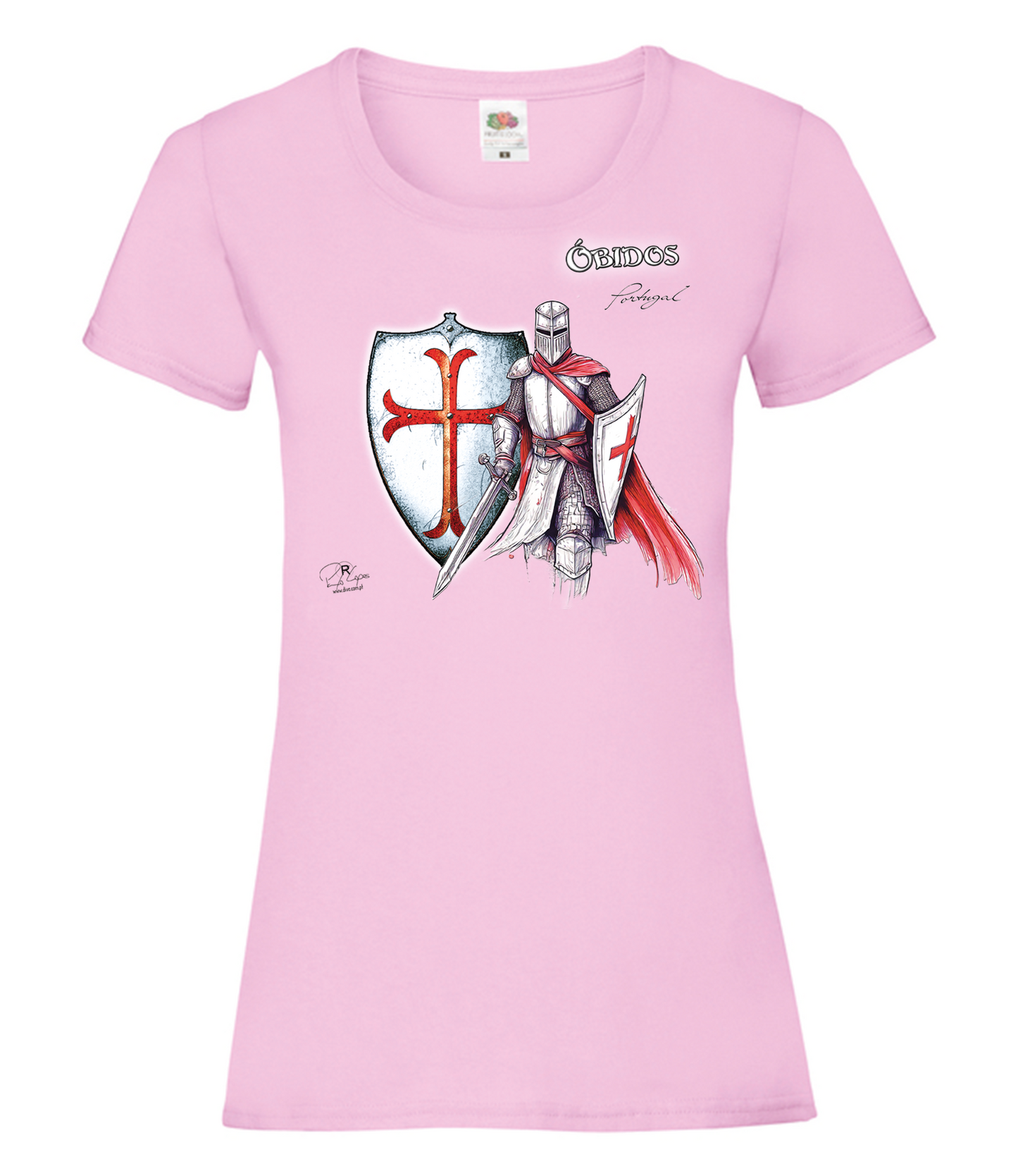 T-shirt Senhora Templário Óbidos