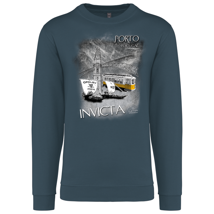 Sweatshirt Kariban sem Capuz Invicta