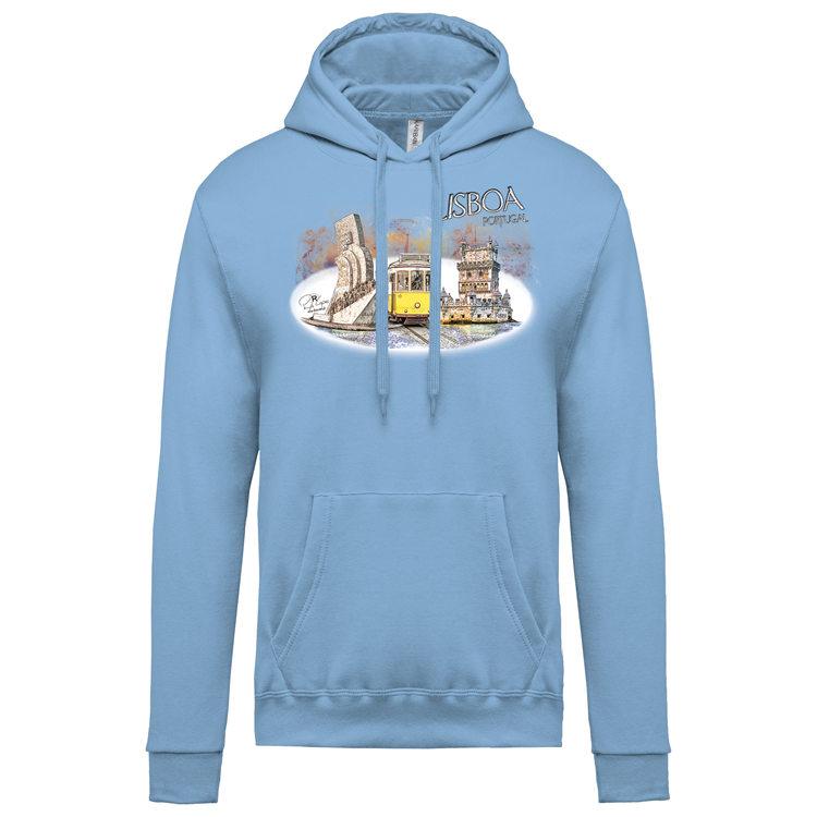 Sweatshirt Kariban com Capuz Monumentos Belém