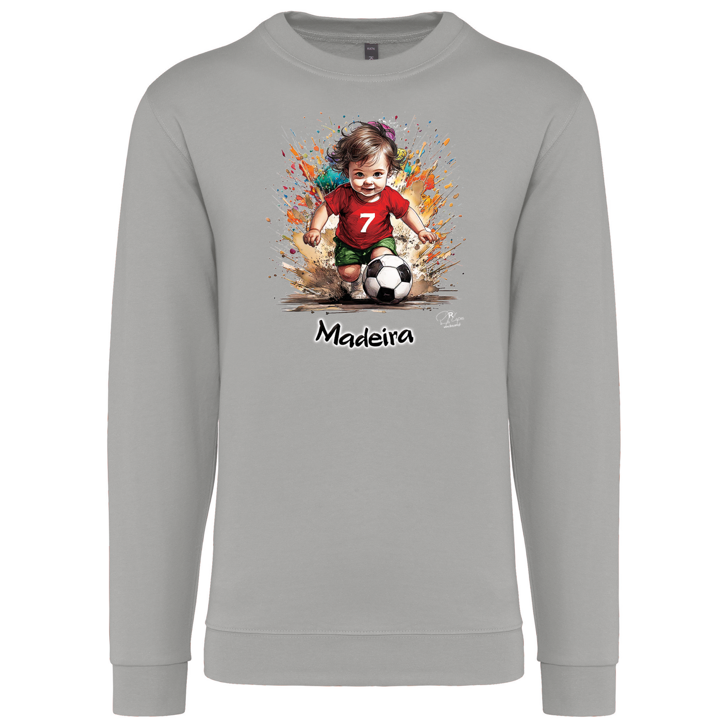 Sweatshirt Kariban sem Capuz 7 Madeira