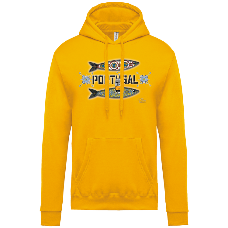 Sweatshirt Kariban com Capuz Duas Sardinhas Coimbra
