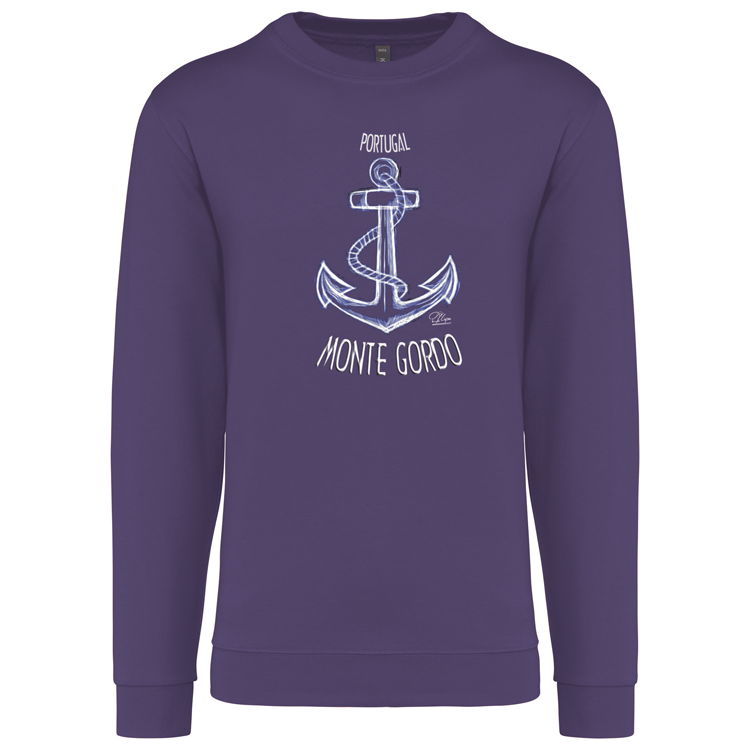 Sweatshirt Kariban sem Capuz Âncora Monte Gordo