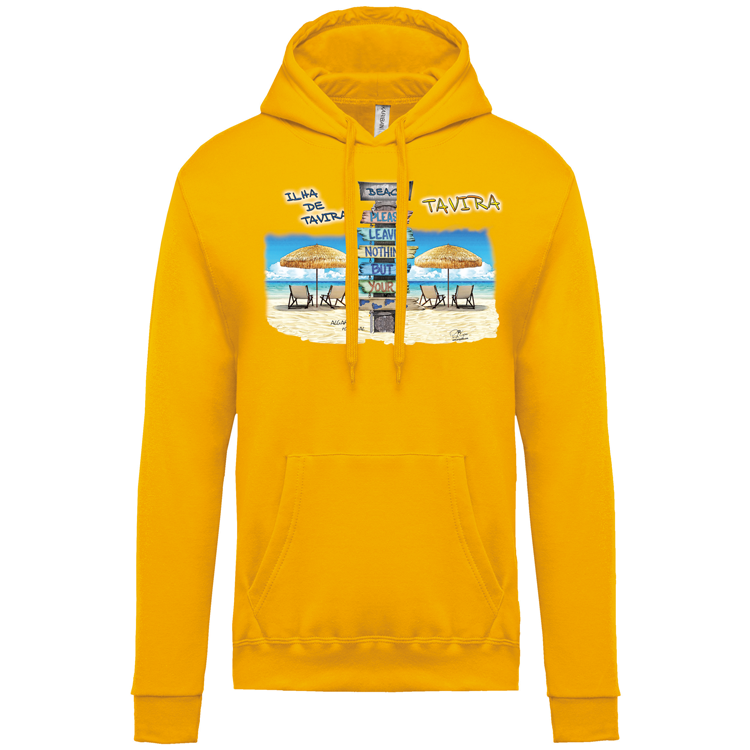 Sweatshirt Kariban com Capuz Pegadas Tavira