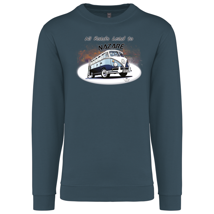 Sweatshirt Kariban sem Capuz All Roads Lead to Nazaré