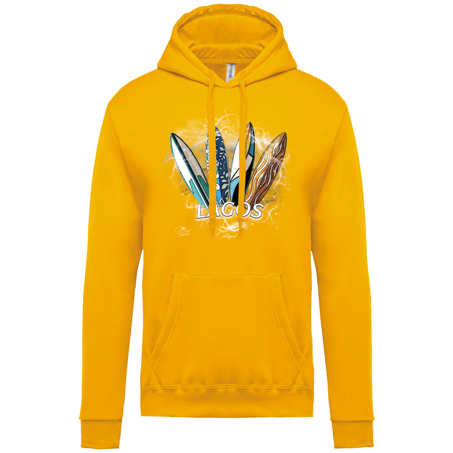 Sweatshirt Kariban com Capuz Surfboards Lagos