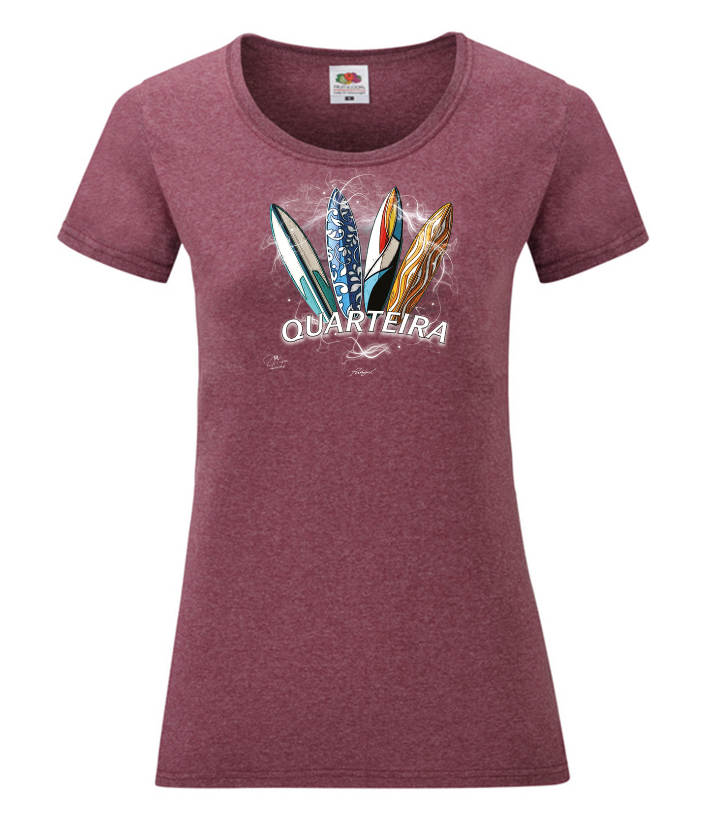T-shirt Senhora Surfboards Quarteira