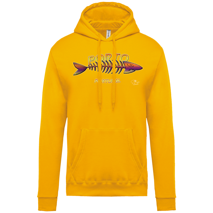 Sweatshirt Kariban com Capuz Espinha Porto