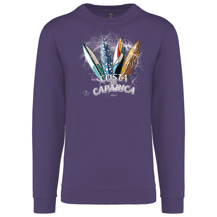 Sweatshirt Kariban sem Capuz Surfboards Costa da Caparica