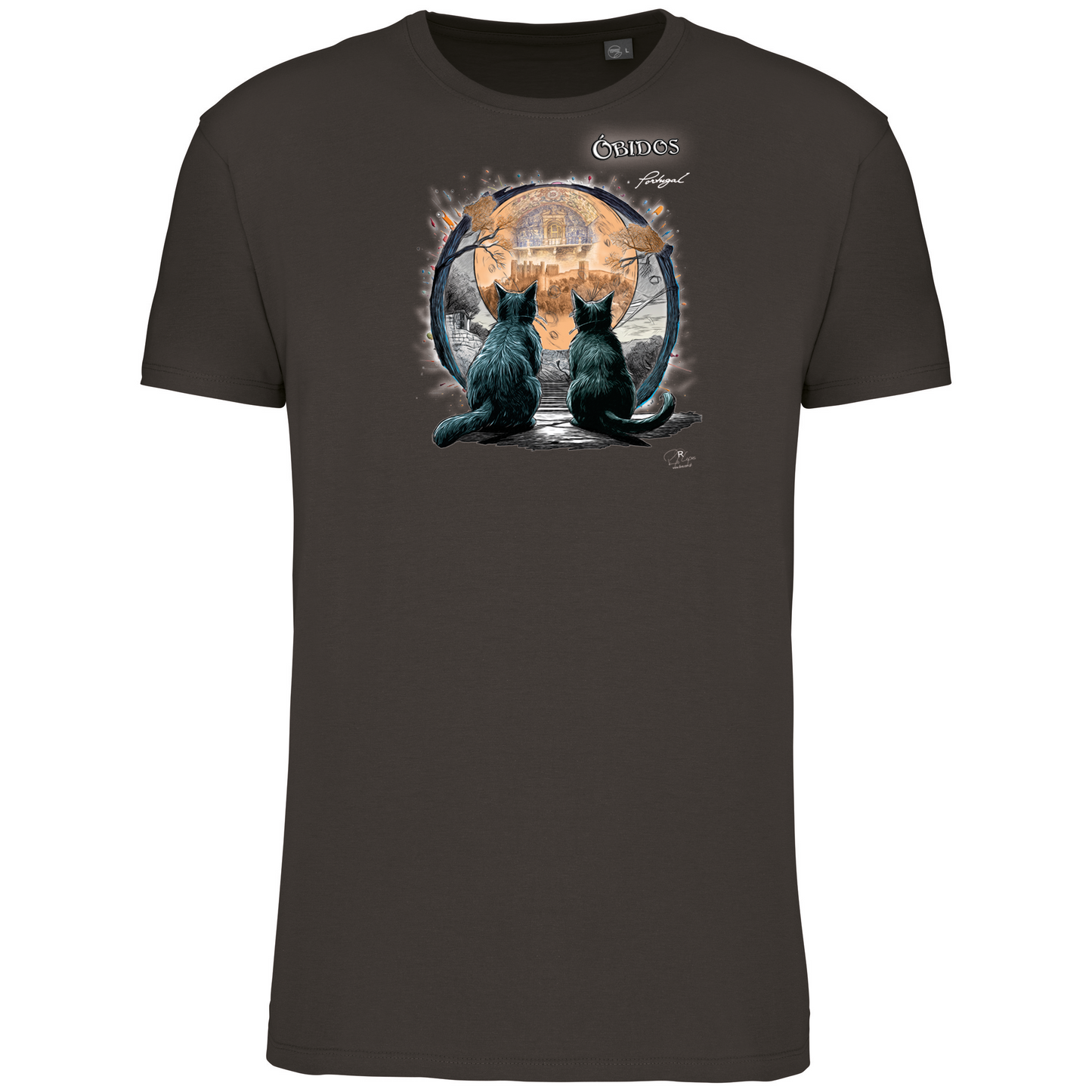 T-Shirt Algodão Biológico Luar Óbidos