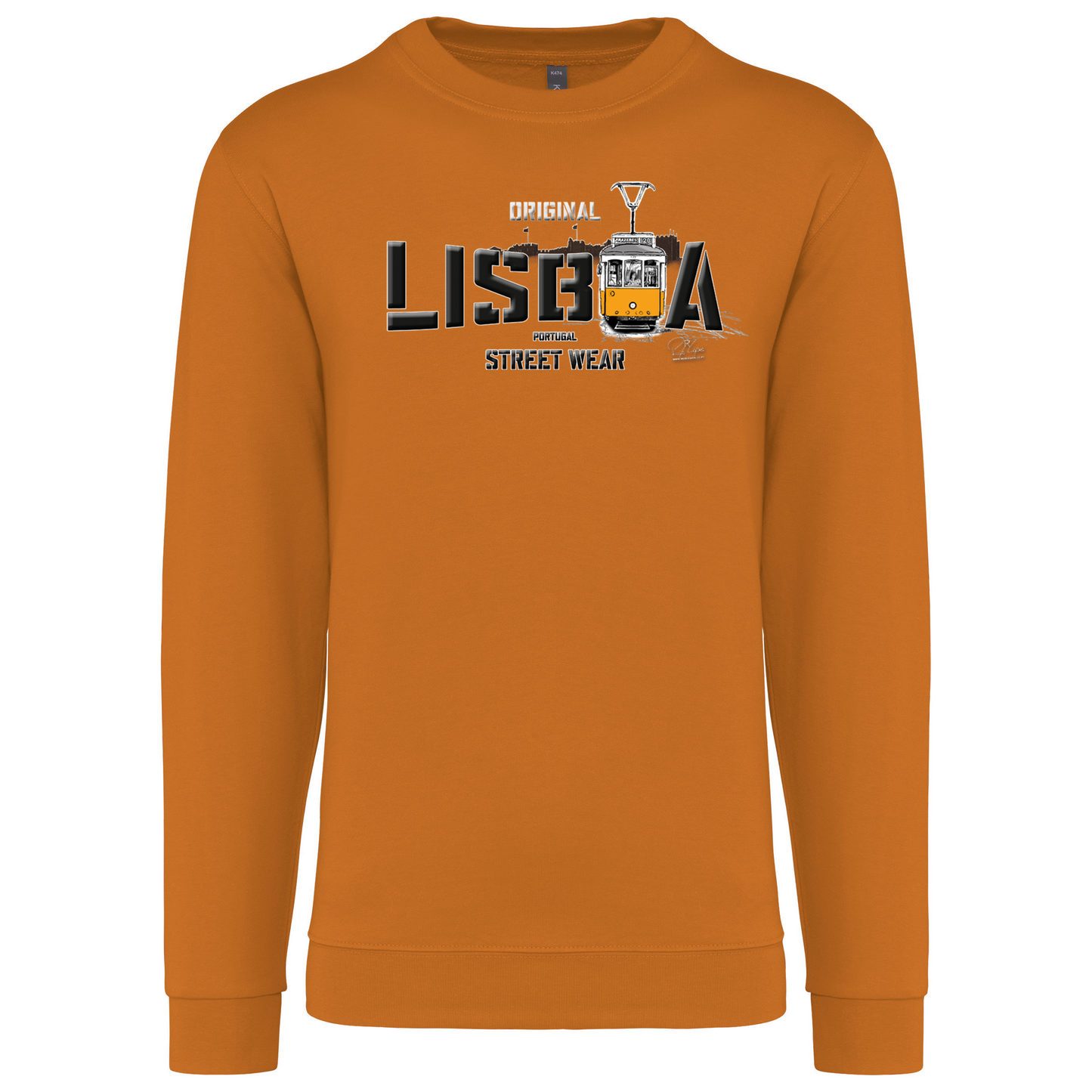 Sweatshirt Kariban sem Capuz Original Lisboa