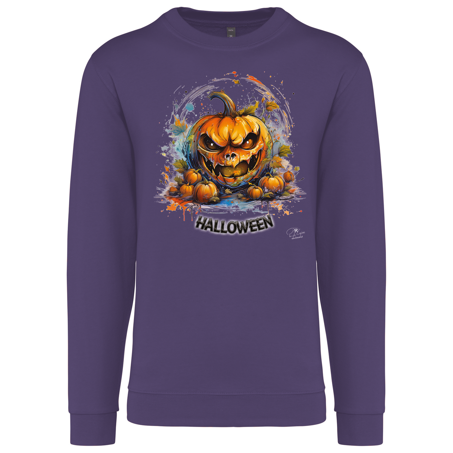 Sweatshirt Kariban sem Capuz Abóbora
